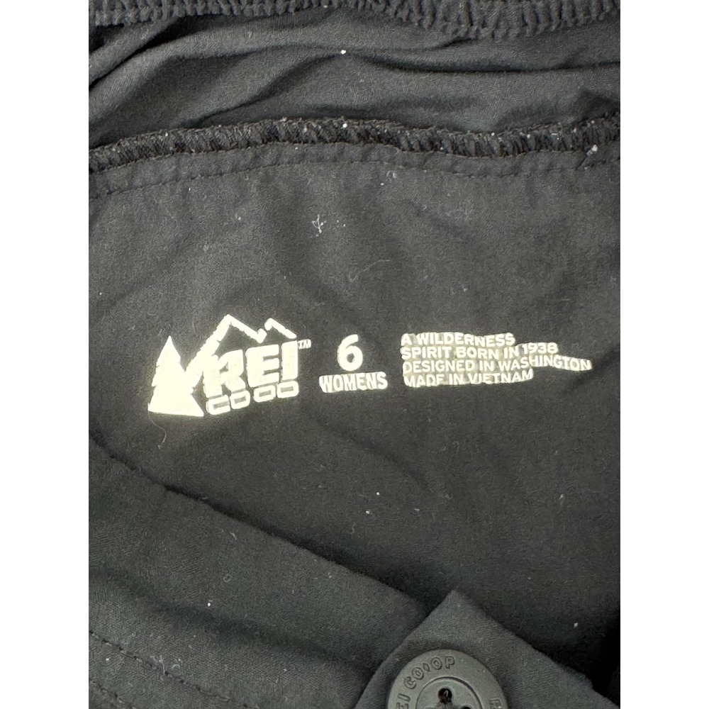REI Co-op Savanna Trails Hiking Pants Womens 6 Black Cargo Lightweight Outdoor - Picture 3 of 3